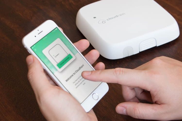 Der CloudRain Controller vermittelt die Klimadaten an die Ventile Der CloudRain Controller vermittelt die Klimadaten an die Ventile