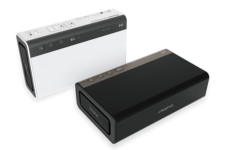 Creative Sound Blaster Roar 2 ist in den Farben weiß und schwarz erhältlich Creative Sound Blaster Roar 2 ist in den Farben weiß und schwarz erhältlich
