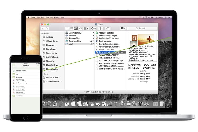 Cryptomator funktioniert unter Windows, Mac, Android und iOS Cryptomator funktioniert unter Windows, Mac, Android und iOS