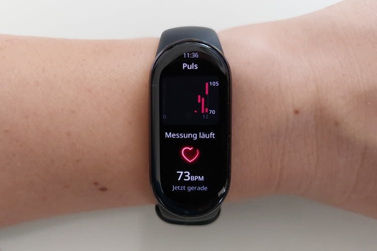 Die Pulsmessung erfolgt meist innerhalb weniger Sekunden Die Pulsmessung erfolgt meist innerhalb weniger Sekunden