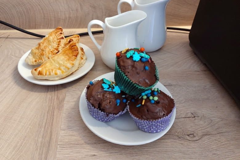 In diesem Test haben wir auch süßes und salziges Gebäck hergestellt In diesem Test haben wir auch süßes und salziges Gebäck hergestellt