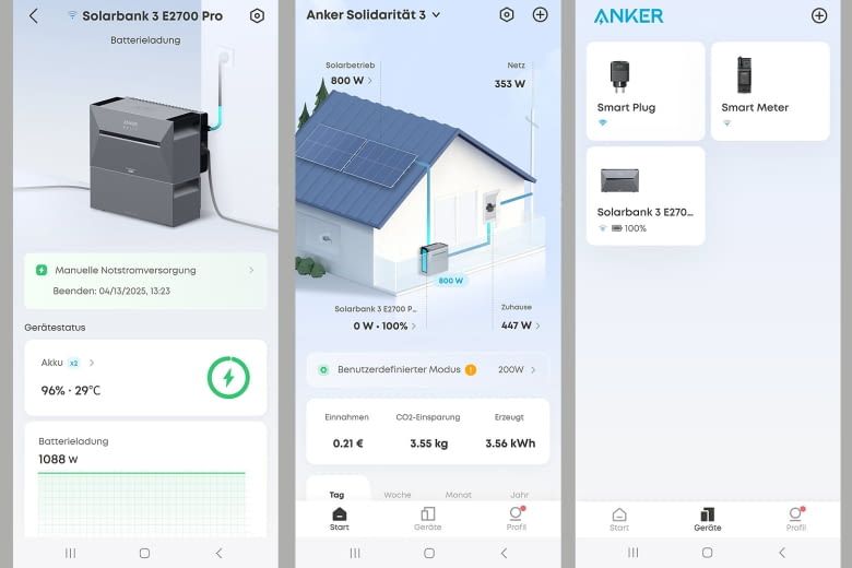 Wir bewerten die Anker App als sehr übersichtlich Wir bewerten die Anker App als sehr übersichtlich