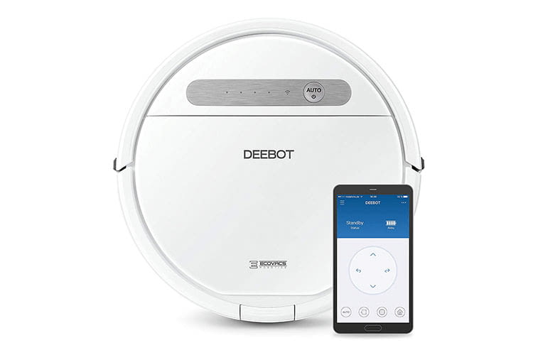 Mit der ECOVAC Home App lässt sich der Deebot Ozmo 610 auch aus der Ferne steuern Mit der ECOVAC Home App lässt sich der Deebot Ozmo 610 auch aus der Ferne steuern