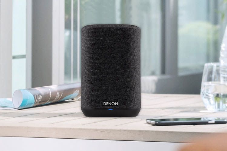 Der Denon Home 150 Lautsprecher erinnert optisch stark an Sonos One Der Denon Home 150 Lautsprecher erinnert optisch stark an Sonos One
