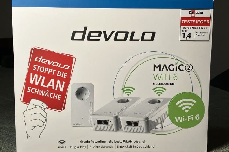 Das Devolo Magic WiFi 2 Set unterstützt WiFi 6 Das Devolo Magic WiFi 2 Set unterstützt WiFi 6