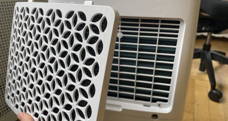 Ein zusätzlicher Filter war im Test des Klamer Luftentfeuchters leider nicht enthalten Ein zusätzlicher Filter war im Test des Klamer Luftentfeuchters leider nicht enthalten