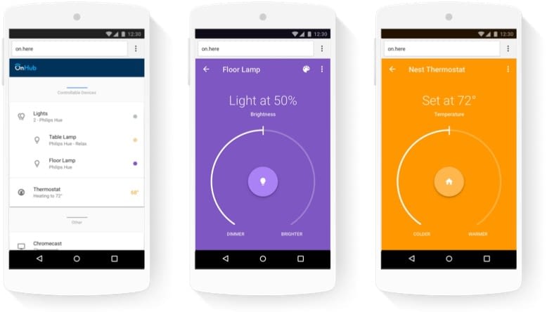 Die Google OnHub App erleichtert die Steuerung Die Google OnHub App erleichtert die Steuerung