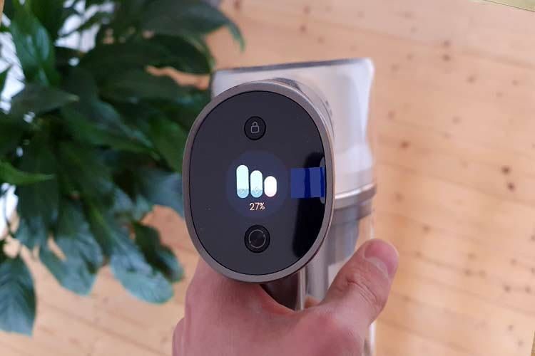 Per Ladestandsanzeige lässt sich abschätzen wie viel Restzeit noch verbleibt Per Ladestandsanzeige lässt sich abschätzen wie viel Restzeit noch verbleibt