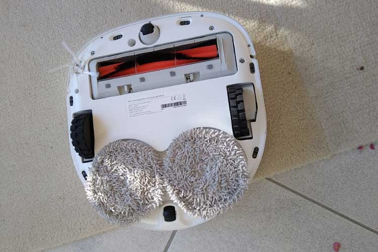 Statt ein Wischtuch mit Wischmodul, besitzt Dreame W10 zwei rotierende Wischmopps Statt ein Wischtuch mit Wischmodul, besitzt Dreame W10 zwei rotierende Wischmopps