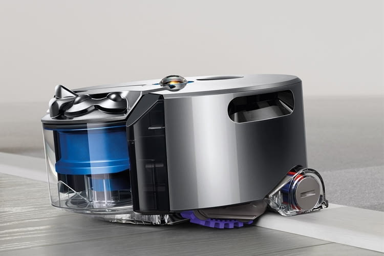 Dank Kettenantrieb sind für Dyson 360 Eye auch Türschwellen kein Problem Dank Kettenantrieb sind für Dyson 360 Eye auch Türschwellen kein Problem
