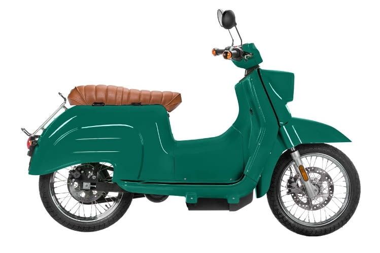 Die E-Schwalbe ist in kräftigen klassischen Farben lieferbar - so wie damals - der Hauptständer kostet Aufpreis. Die E-Schwalbe ist in kräftigen klassischen Farben lieferbar - so wie damals - der Hauptständer kostet Aufpreis.