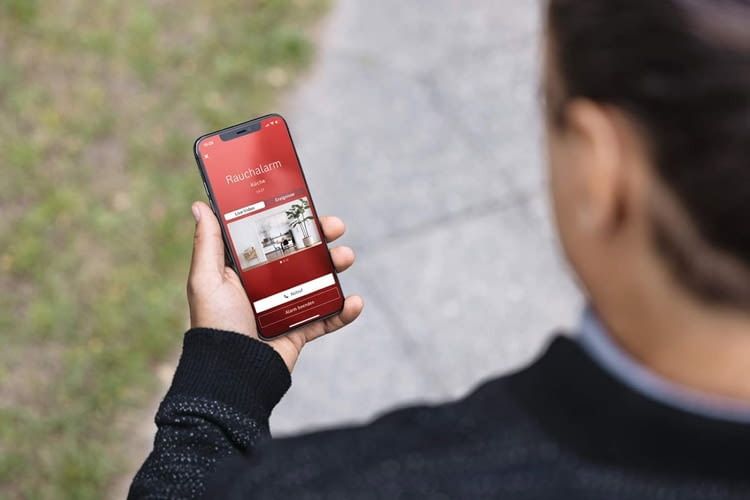 Über die Bosch App lässt sich ein Notfall schnell erkennen Über die Bosch App lässt sich ein Notfall schnell erkennen