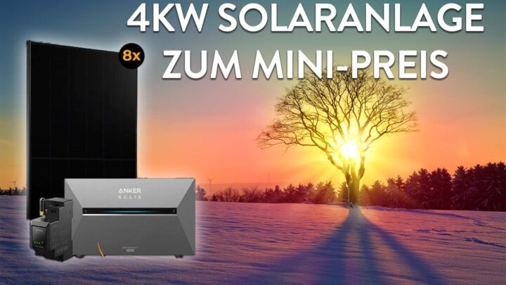SOLAGO: 4 kW-Solaranlage+ Anker SOLIX 3 Pro für 1.829 €