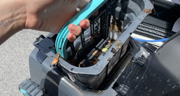 Der Filterkorb ist 3,5 Liter groß Der Filterkorb ist 3,5 Liter groß