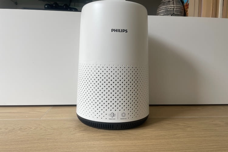 Der Philips 800 Serie Luftreiniger besteht fast vollständig aus Plastik Der Philips 800 Serie Luftreiniger besteht fast vollständig aus Plastik