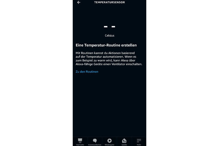 Der Innenraum Temperatursensor des Echo Dot 5 ist unter Alexa-Lautsprechern einmalig Der Innenraum Temperatursensor des Echo Dot 5 ist unter Alexa-Lautsprechern einmalig