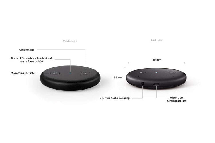 Technische Details zu Amazons Echo Input Alexa Mikrofon Technische Details zu Amazons Echo Input Alexa Mikrofon