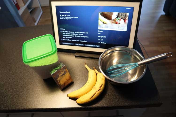 Soll Echo Show 15 nicht an die Wand, ist ein Kippständer separat erhältlich Soll Echo Show 15 nicht an die Wand, ist ein Kippständer separat erhältlich