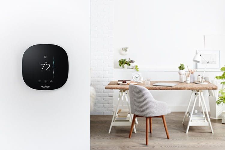 WLAN-Thermostat ecobee4 präsentiert sich ohne Ecken und Kanten WLAN-Thermostat ecobee4 präsentiert sich ohne Ecken und Kanten