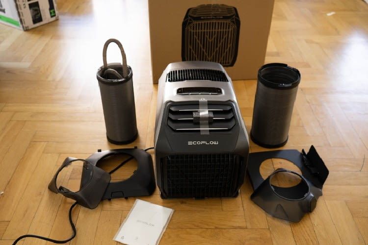 Die EcoFlow Wave 2 Klimaanlage kommt bereits fast vollständig zusammengebaut Die EcoFlow Wave 2 Klimaanlage kommt bereits fast vollständig zusammengebaut