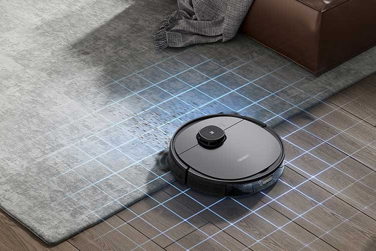 Dank Mapping weiß Ecovacs DEEBOT OZMO 950 stets, wo er sich gerade befindet Dank Mapping weiß Ecovacs DEEBOT OZMO 950 stets, wo er sich gerade befindet