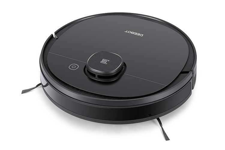 Im Gegensatz zu vielen anderen Saugrobotern verfügt Ecovacs DEEBOT OZMO 950 über zwei Seitenbürsten Im Gegensatz zu vielen anderen Saugrobotern verfügt Ecovacs DEEBOT OZMO 950 über zwei Seitenbürsten
