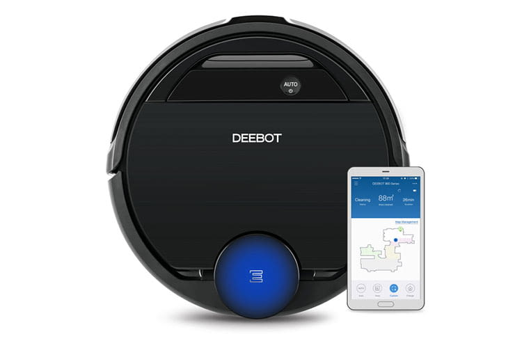 Ecovacs DEEBOT OZMO 960 erstellt eine Putzkarte seines Zuhauses, auf welcher der Besitzer den Putzfortschritt verfolgen kann Ecovacs DEEBOT OZMO 960 erstellt eine Putzkarte seines Zuhauses, auf welcher der Besitzer den Putzfortschritt verfolgen kann