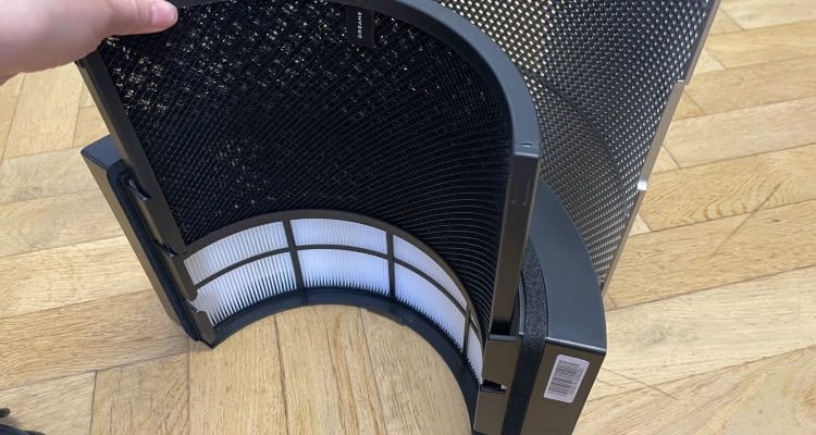 Die Filter des Dreame AirPursue PM20 sind einfach herausnehmbar Die Filter des Dreame AirPursue PM20 sind einfach herausnehmbar