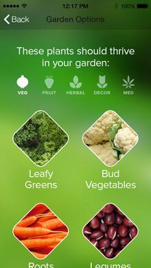Edyn Smart Garden System - Abbildung der Smartphone App Edyn Smart Garden System - Abbildung der Smartphone App