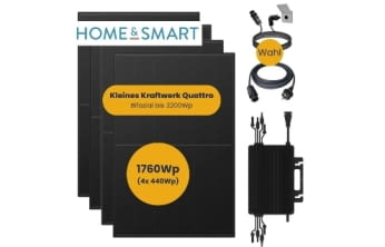 Kleines Kraftwerk Quattro XL 1.800Wp
