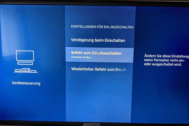 Im Test konnten wir den TV erst per Sprache ein-/ausschalten, nachdem wir auf Im Test konnten wir den TV erst per Sprache ein-/ausschalten, nachdem wir auf