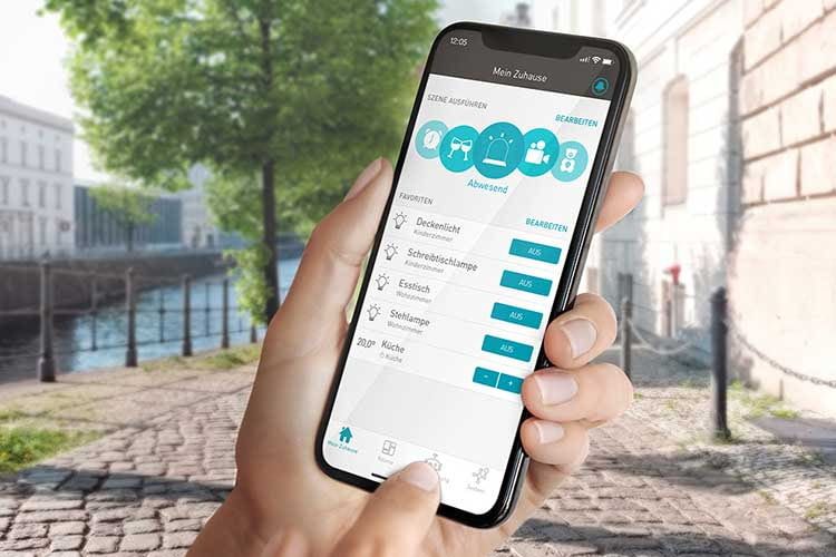 Neben Lampen lässt sich auch die Heizung per App steuern Neben Lampen lässt sich auch die Heizung per App steuern