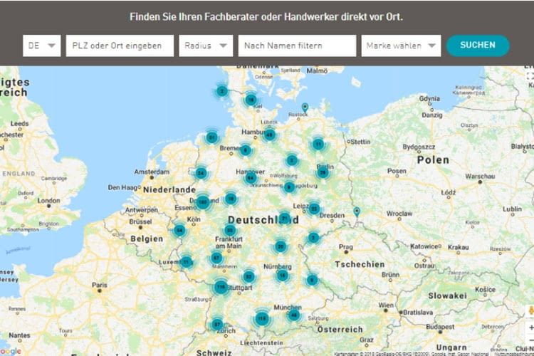 eNet SMART HOME verfügt über ein deutschlandweites Netz von Fachpartnern eNet SMART HOME verfügt über ein deutschlandweites Netz von Fachpartnern
