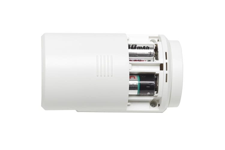 Nach etwa 3 Jahren müssen bei Eqiva Thermostat L die Batterien gewechselt werden Nach etwa 3 Jahren müssen bei Eqiva Thermostat L die Batterien gewechselt werden