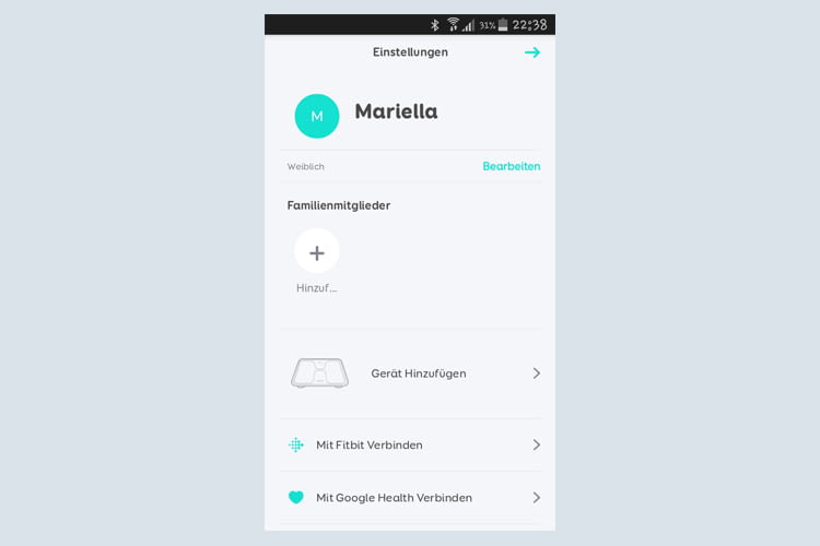 Wer mag, kann noch weitere Gesundheitsgadets mit der Bluetooth-Waage vernetzen Wer mag, kann noch weitere Gesundheitsgadets mit der Bluetooth-Waage vernetzen