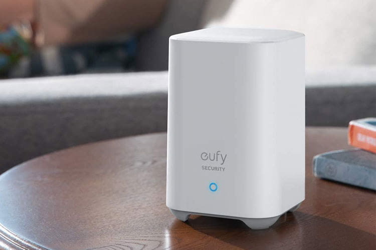 Über die im Lieferumfang der eufy Security Akku Türklingel enthaltenen HomeBase werden Videos lokal gespeichert Über die im Lieferumfang der eufy Security Akku Türklingel enthaltenen HomeBase werden Videos lokal gespeichert