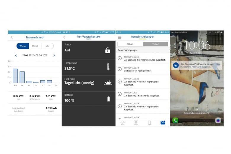 Die App gibt Informationen zum Stromverbrauch Die App gibt Informationen zum Stromverbrauch