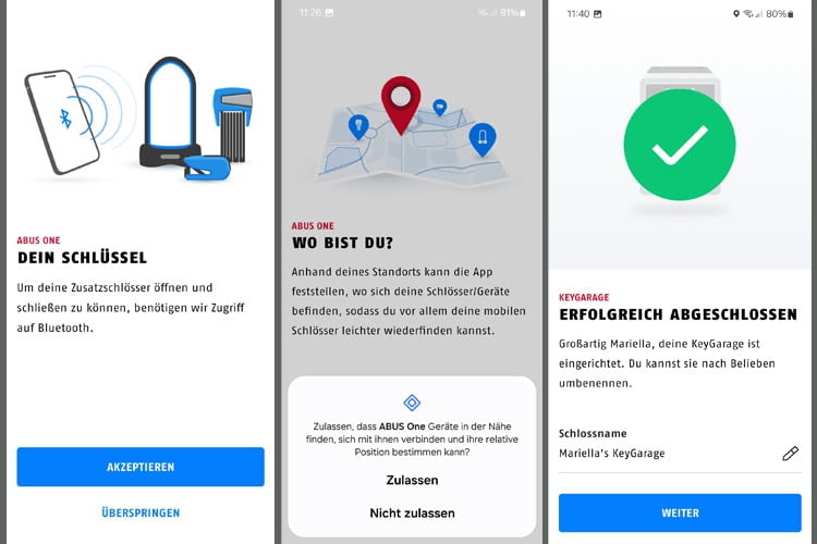 In unserem Test funktionierte die Einrichtung sehr schnell und einfach In unserem Test funktionierte die Einrichtung sehr schnell und einfach