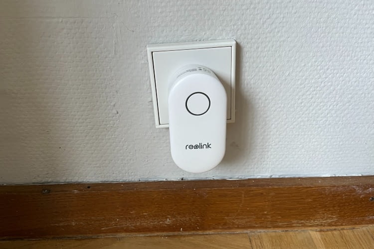 Die Chime der Reolink Video Doorbell WiFi funktioniert in jeder üblichen Steckdose. Die Chime der Reolink Video Doorbell WiFi funktioniert in jeder üblichen Steckdose.