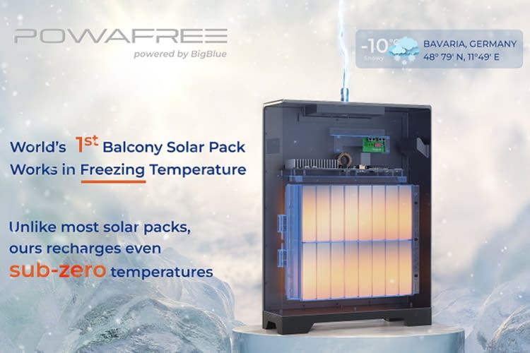 Diese Solarbatterie übersteht Regen und Kälte mühelos Diese Solarbatterie übersteht Regen und Kälte mühelos