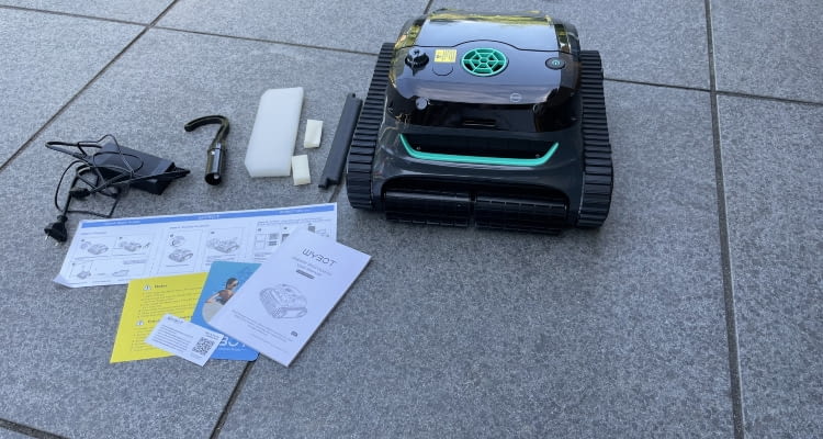 Der Lieferumfang des Wybot S2 ist wie gewohnt völlig ausreichend Der Lieferumfang des Wybot S2 ist wie gewohnt völlig ausreichend