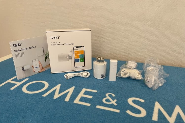 Im Lieferumfang des tado V3+ ist benötigte Bridge enthalten Im Lieferumfang des tado V3+ ist benötigte Bridge enthalten