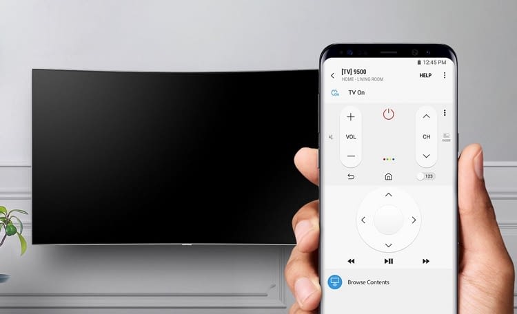 Samsung Connect ist auch die Smart TV Fernbedienung in der Hosentasche Samsung Connect ist auch die Smart TV Fernbedienung in der Hosentasche