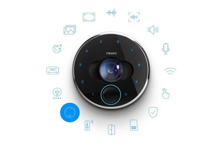 Die Sensoren des FIBARO Intercom nehmen Bewegungen und Geräusche wahr Die Sensoren des FIBARO Intercom nehmen Bewegungen und Geräusche wahr