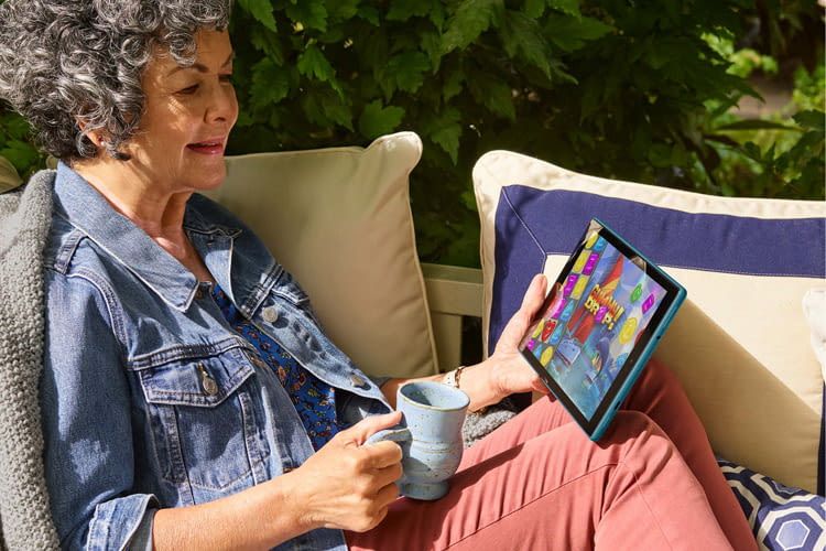 Das Fire HD 10-Tablet bietet einen enorm großen Funktionsumfang Das Fire HD 10-Tablet bietet einen enorm großen Funktionsumfang