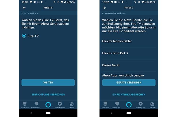 Das Verbinden von Fire TV mit einem Echo Lautsprecher ist spielend einfach Das Verbinden von Fire TV mit einem Echo Lautsprecher ist spielend einfach
