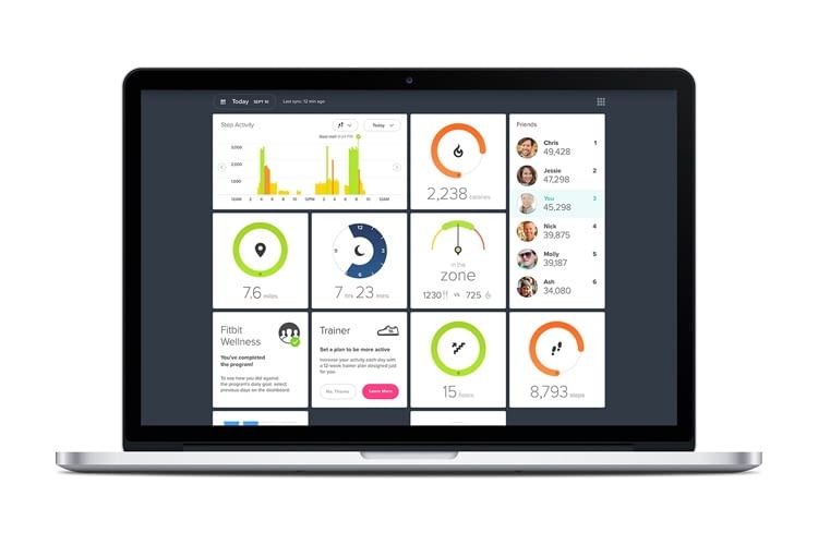 Nutzer können ihr persönliches Trainingsdashboard auch am Computer abrufen Nutzer können ihr persönliches Trainingsdashboard auch am Computer abrufen