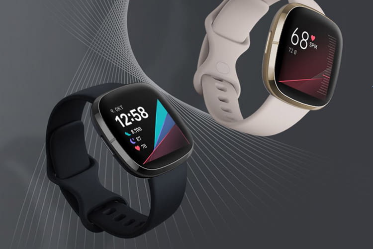 Fitbit Sense ist in zwei Farbvarianten verfügbar Fitbit Sense ist in zwei Farbvarianten verfügbar