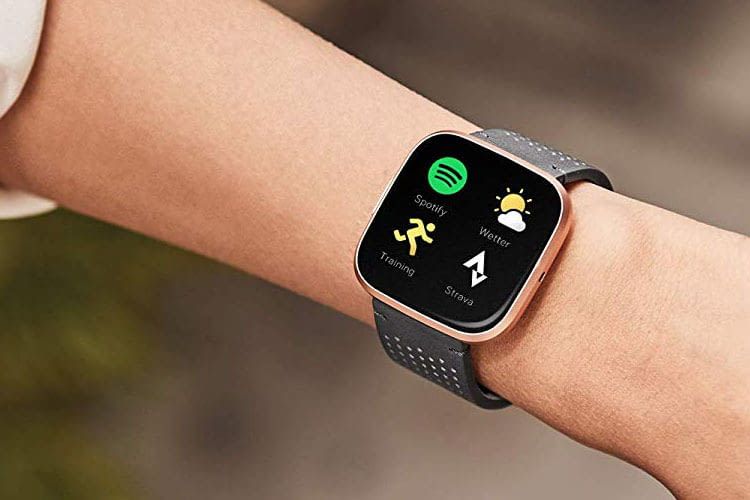Per Spotify App lassen sich Songs auch direkt von der Smartwatch abspielen Per Spotify App lassen sich Songs auch direkt von der Smartwatch abspielen