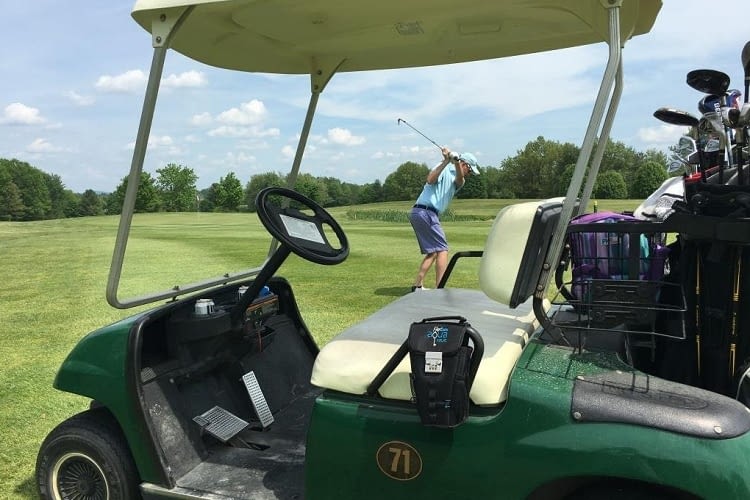 FlexSafe+ bietet auch beim Golfen smarten Diebstahlschutz FlexSafe+ bietet auch beim Golfen smarten Diebstahlschutz